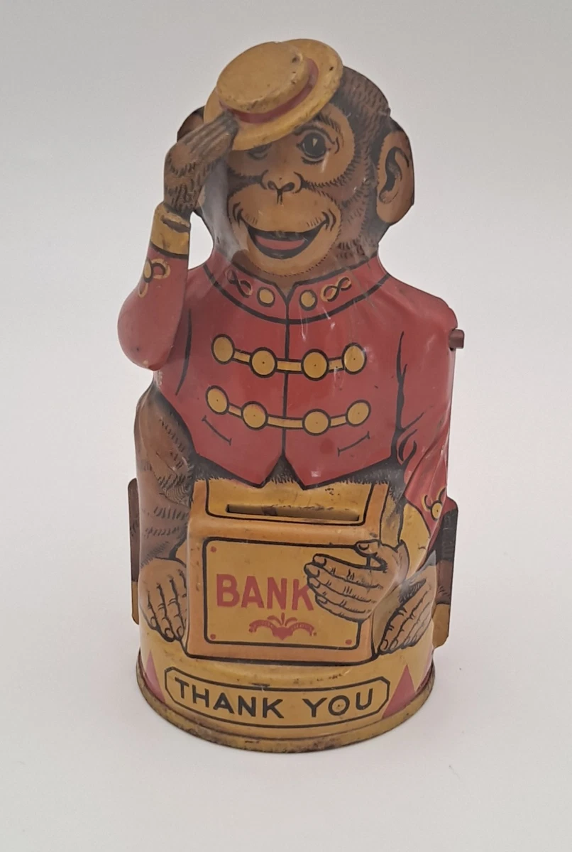 Monkey Bank In Collectible Mechanical Banks for sale | eBay