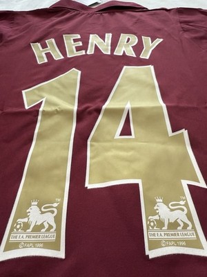 Arsenal 2005/06 Highbury Home Jersey Henry #14 BNWT O2 Premier