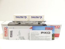 Piko H0 57765 Containertragwagen Lgnss Panalpina der AAE AC in OVP G5737
