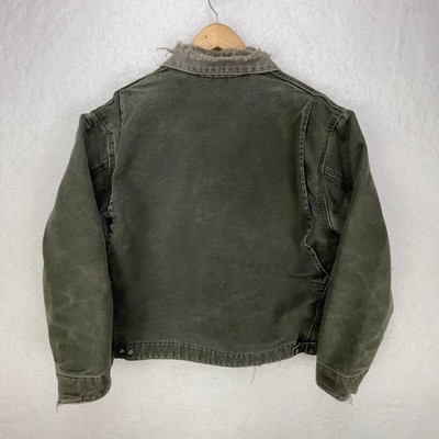 Carhartt Detroit Jacket Blanket Lined Mens XL J97 MOS Moss Green