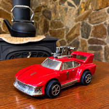 Red Silver Porsche Car-shaped Table Lighter Vehicle-style Collectible Rare Red Silver Porsche Car-shaped Table Lighter Vehicle-style Collectible Rare