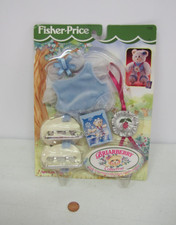 New Fisher Price Briarberry Bears Wear Ice Skating Set Outfit 1999 Skates 74408