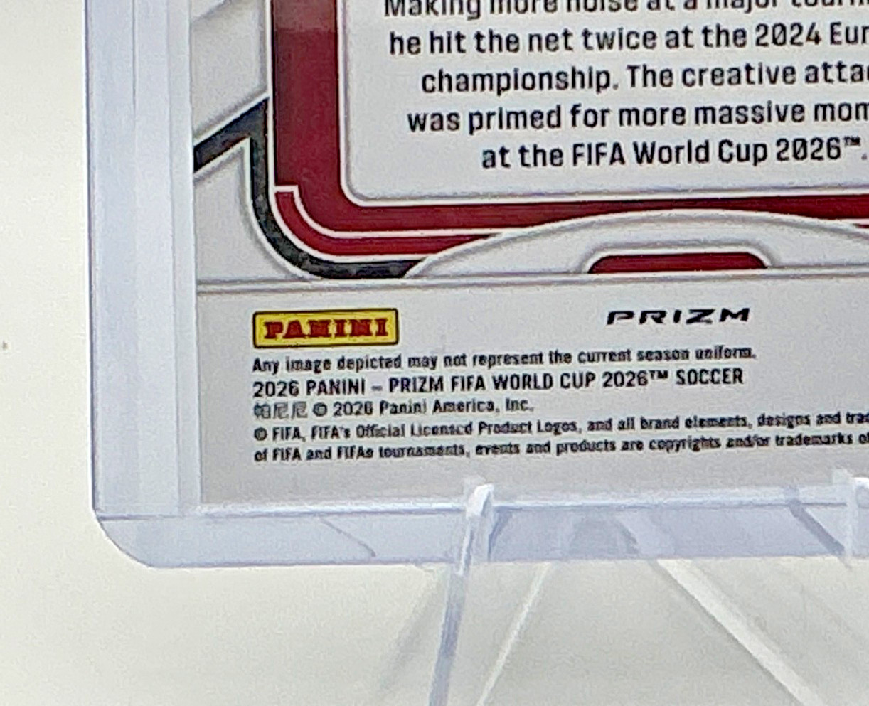 Jude Bellingham 2026 Panini Prizm FIFA World Cup BLACK GOLD 4/8 SSP #114 England view 9