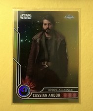 2023 TOPPS CHROME STAR WARS CASSIAN ANDOR GOLD REFRACTOR 29/50
