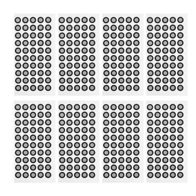  1100 Pcs 3d-scanner-reflexionsaufkleber Diffuse Reflektierende Marker
