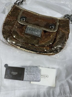 Coach Gold Poppy Handbag for sale | eBay