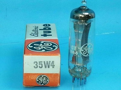 GE 35W4  TUBE NOS NIB GREY PLATE Valvola  Röhre Valve SINGLE