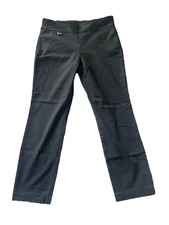 Alfani Pants Size 8S Charcoal Gray Pull On Stretch
