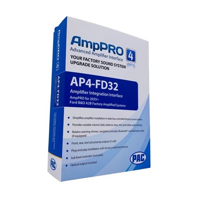 PAC AP4-FD32 Amplifier Integration Interface for 2025+ Ford with B&O Amplifiers
