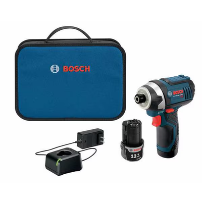 #ad Bosch 12V 1 4quot; Cordless Impact Driver Kit 2 2.0Ah Batteries $159.00