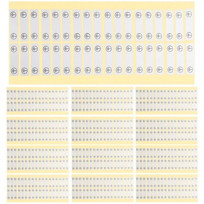  300 Stück elektrische Erdungsaufkleber, Spannungsetiketten,