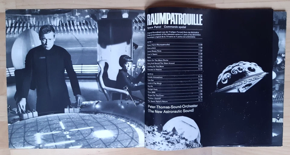 Peter Thomas Raumpatrouille Orion Philips Vinyl LP 1966 Weissmuster Promo FOC ! - Bild 2 von 4