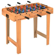 Mini Football Table 69x37x62 cm Maple Indoor Game Fun Family Entertainment 91937