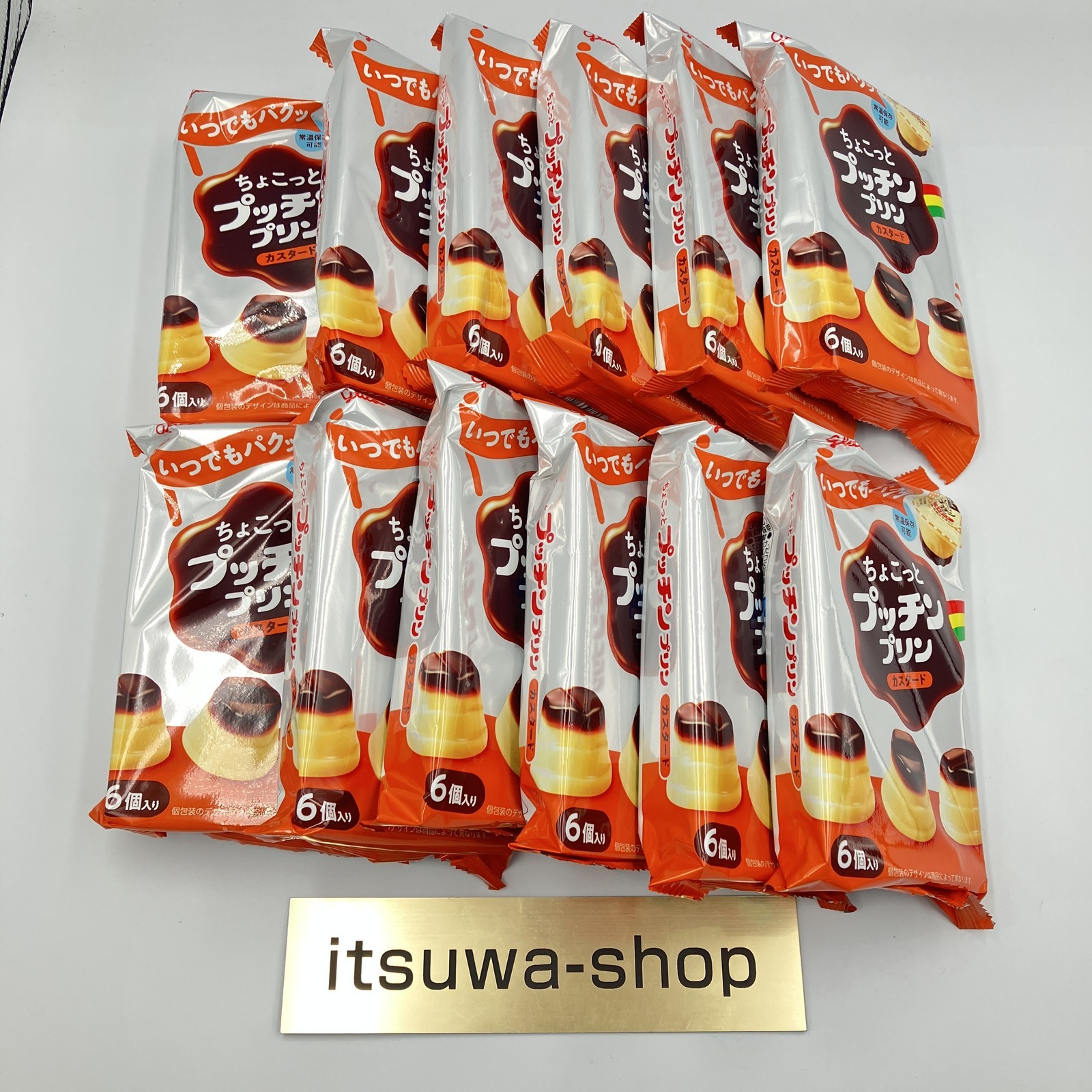 Pucchin Pudín Natillas 120g × 12 Bolsas 72 Mini Tazas Snack de Postre Japonés