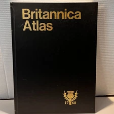 Britannica Atlas 1768 Oversized HC Maps 1996 Edt Reference Maps World History