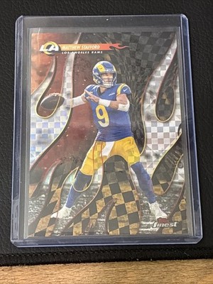 Topps Finest 2025 Matthew Stafford Torchers Insert Rams #T-22 XFRACTOR MVP SSP