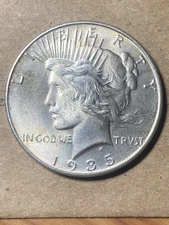 1935 Peace Dollar - BU - As Shown! (#2053)