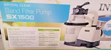 INTEX SX1500 Krystal Clear Sand Filter Pump Only  