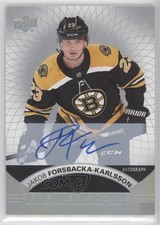2017-18 Premier Rookie Silver Spectrum Tier 1 Jakob Forsbacka-Karlsson Auto 01qm