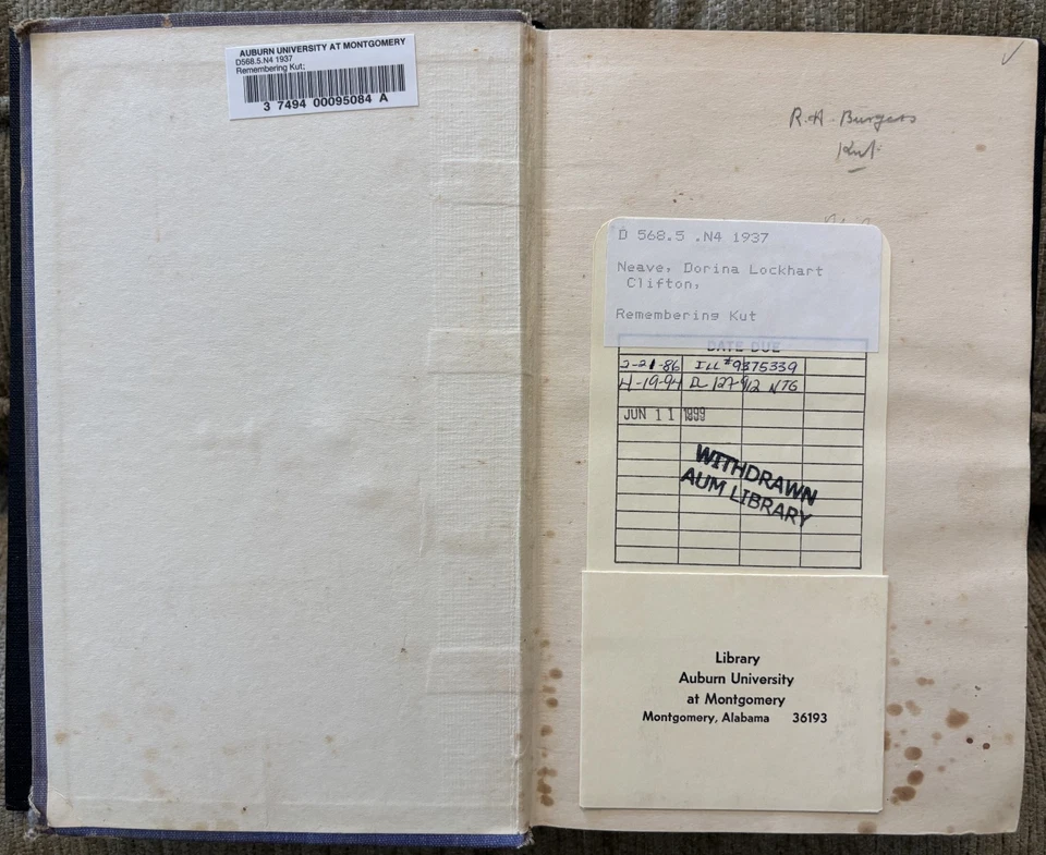 Remembering Kut by Dorina L. Neave 1937 - First World War battle - Image 2 of 4