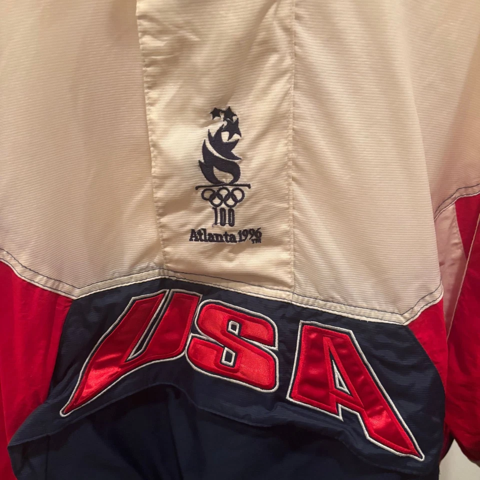 Vintage Starter 1996 Atlanta Olympics Pullover Windbreaker Jacket - Image 4 of 4