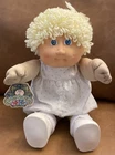 Cabbage Patch Kids Doll Lemon Blonde Loops Romper Arm Tag OK Hong Kong 1985 HM2