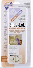 Mommy's Helper Slide-Lok Bi-Fold Door Lock, Baby Lock Pack Pack of 1, Clear
