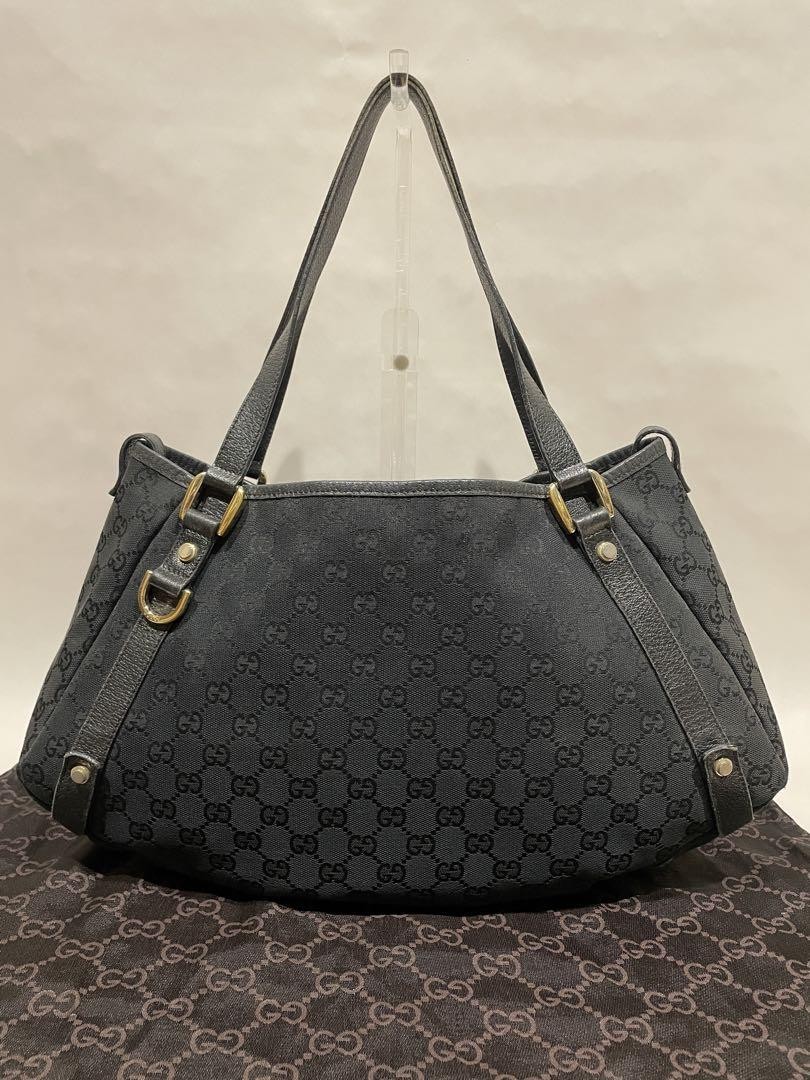 GUCCI Abbey GG Canvas Tote Bag 130736 Authentic Japanese Import