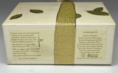 Thymes GoldLeaf Hydrangeas Limited Perfumed Foaming Bath Bain Moussant Parfume - Picture 4 of 22