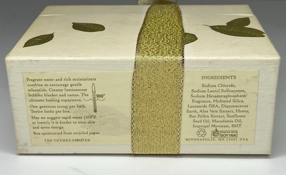 Thymes GoldLeaf Hydrangeas Limited Perfumado Espumoso Baño Baño Moussant Perfume Foto 4 de 4