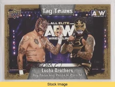 2022 AEW All Elite Wrestling Gold Rey Fenix Penta El Zero M Patch Tag READ c6q