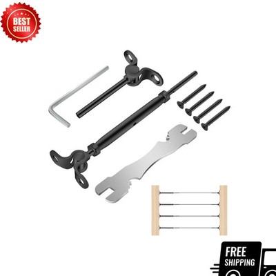 10 Pairs Black Cable Railing Kit 1/8'' Swage Toggle Stainless Steel Adjustable