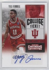 2016-17 Panini Contenders Draft Picks College Ticket Yogi Ferrell #168 Auto 0af