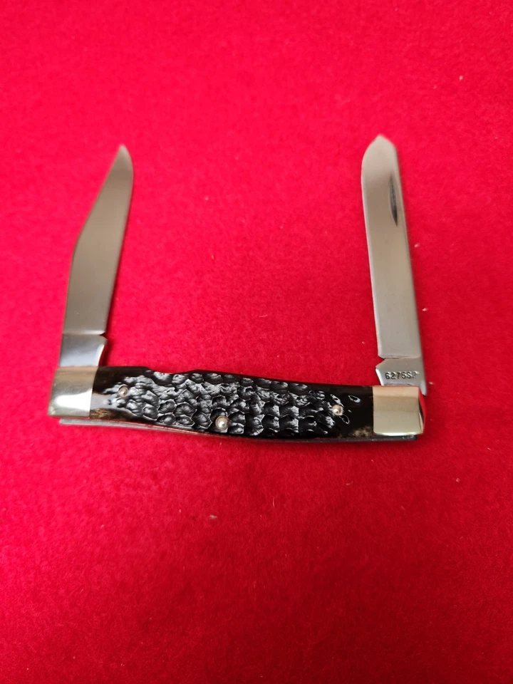 Case XX 6275 SSP Moose Knife Pretty Bone Handles 1977  Unused Mint - Image 4 of 4