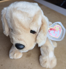 Beanie Buddies Collection TY Fetch Plush Golden Retriever Dog New With Tag 1998