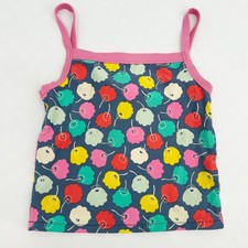 Mini Boden Girls Floral Tulip Print Tankini Swim Top Swimsuit Size 9-10Y