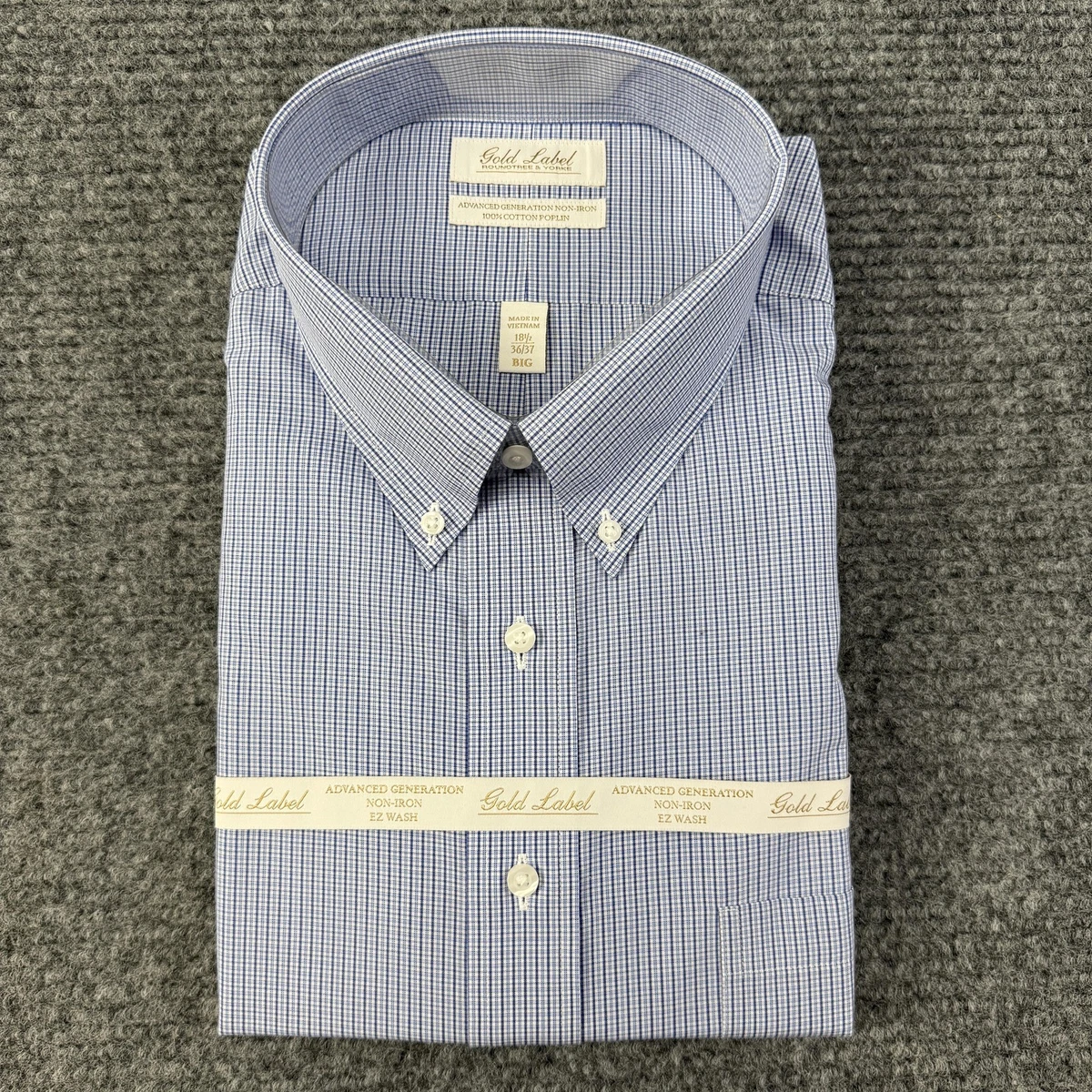 Roundtree & Yorke Gold Big & Tall Dress Shirts for Men for sale | eBay