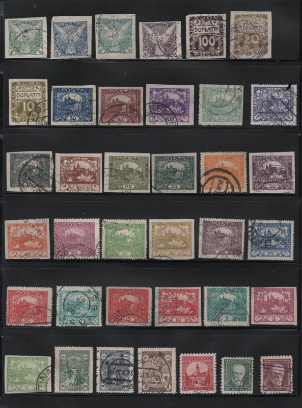 Centsational  Century Club Czechoslovakia Amazing Cancelled Group/Collection