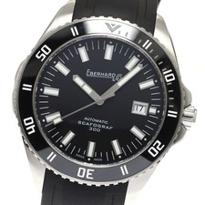 Orologio Uomo Automatico EBERHARD Scarf Graph 300 41034.04CU Data Quadrante Nero_944139