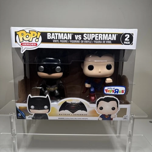 Funko Pop! Batman vs. Superman (Metallic) 2 Pack Toys R Us Exclusive