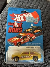 Vintage 1981 Hot Wheels Chevy Citation The Hot Ones Yellow #3362