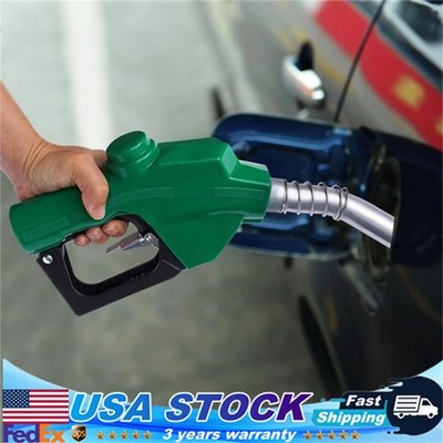 1'' Fuel Gun Hose Trigger Nozzle Manual Fits Diesel Oil Dispensing Transfer Pump