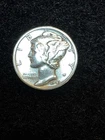 1943 D Silver Mercury Dime