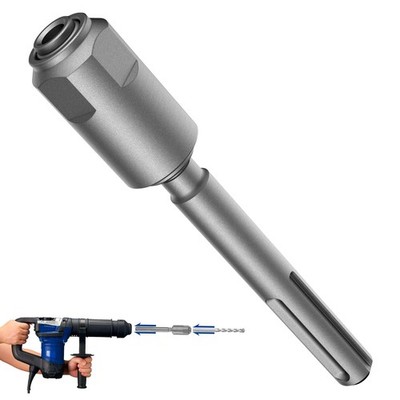 SDS-Max to SDS-Plus Adapter,Rotary Hammer Adapter, Silver