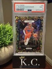 2023-24 Panini Prizm Shai Gilgeous-Alexander King Snake SSP #85 PSA 9