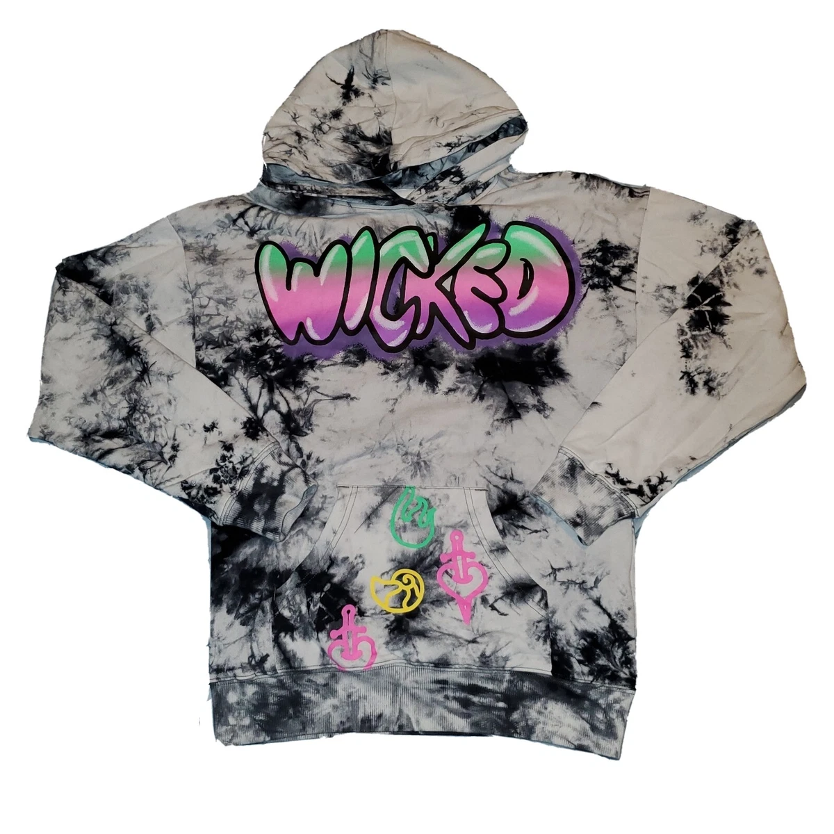 Acid wash hotsell tie dye hoodie