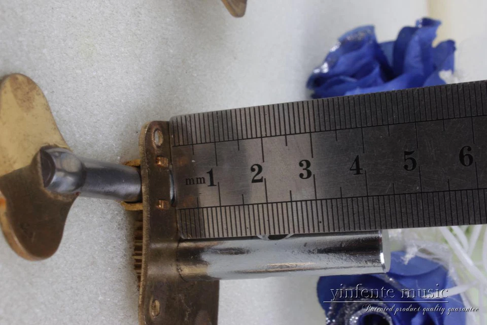 1set 4/4 Cello Peg String Winder Conjoined Brass machine Head cello Pegs - Image 4 of 4