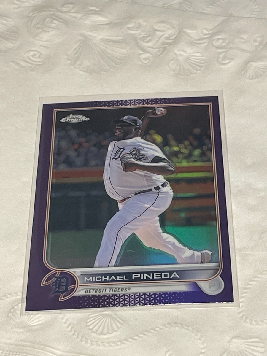 2022 Topps Chrome Update Purple Refractors #45 Michael Pineda
