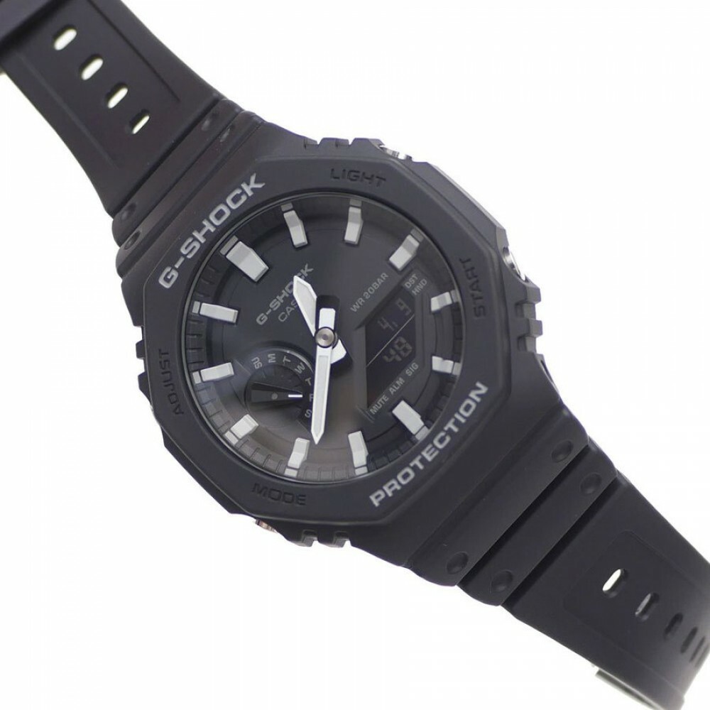 Casio G-SHOCK Carbon Core Guard GA-2100-1AJF Mens Watch Black