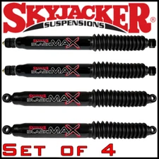 Skyjacker Black MAX Front Rear Shocks for 05-16 F250 F350 w/ 0-3" Lift Set of 4